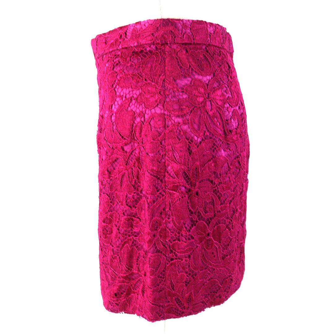 DOLCE&GABBANA setup Outer: 75% cotton, Outer: 25% polyamide, Lining: 96% silk, Lining: 4% elastane Red purple Women 42 Used Authentic