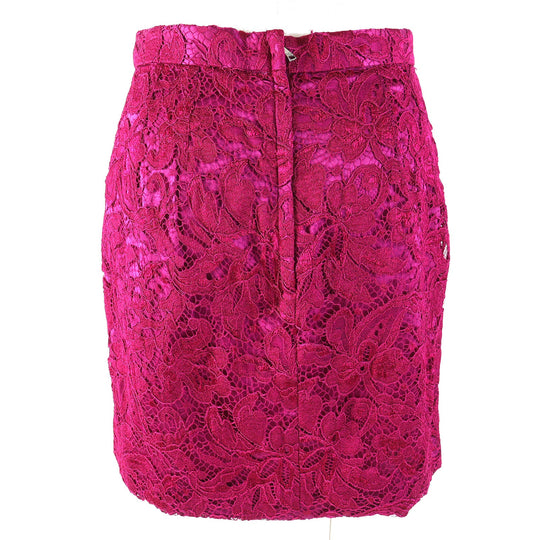 DOLCE&GABBANA setup Outer: 75% cotton, Outer: 25% polyamide, Lining: 96% silk, Lining: 4% elastane Red purple Women 42 Used Authentic