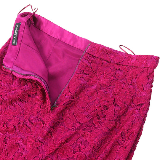 DOLCE&GABBANA setup Outer: 75% cotton, Outer: 25% polyamide, Lining: 96% silk, Lining: 4% elastane Red purple Women 42 Used Authentic