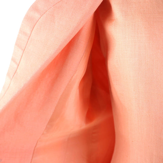 CHANEL ensemble Main: 100% linen, lining: 100% silk Orange Women 36 Used Authentic