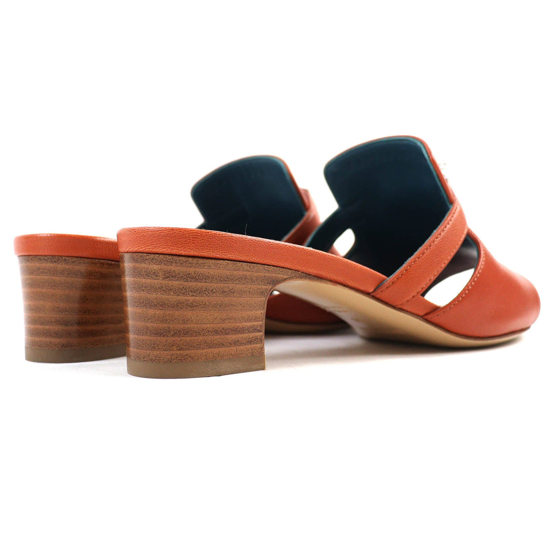 HERMES Sandals 211070Z Main: Leather Brown candy Women 36 Used Authentic