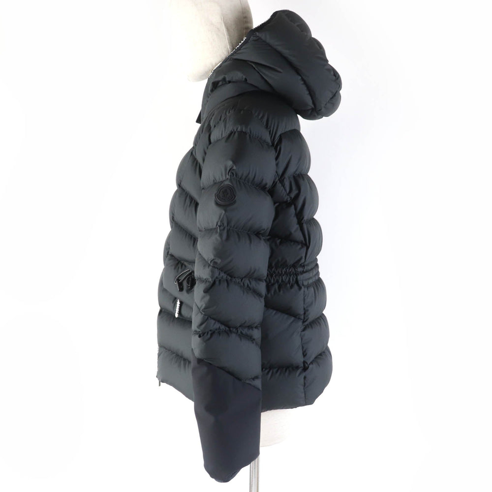MONCLER Down jacket Main: 100% polyester, Lining: 100% polyester, Part: 100% polyester, Part: 52% nylon, Part: 30% polyester black SITTANG Women zero size Used Authentic