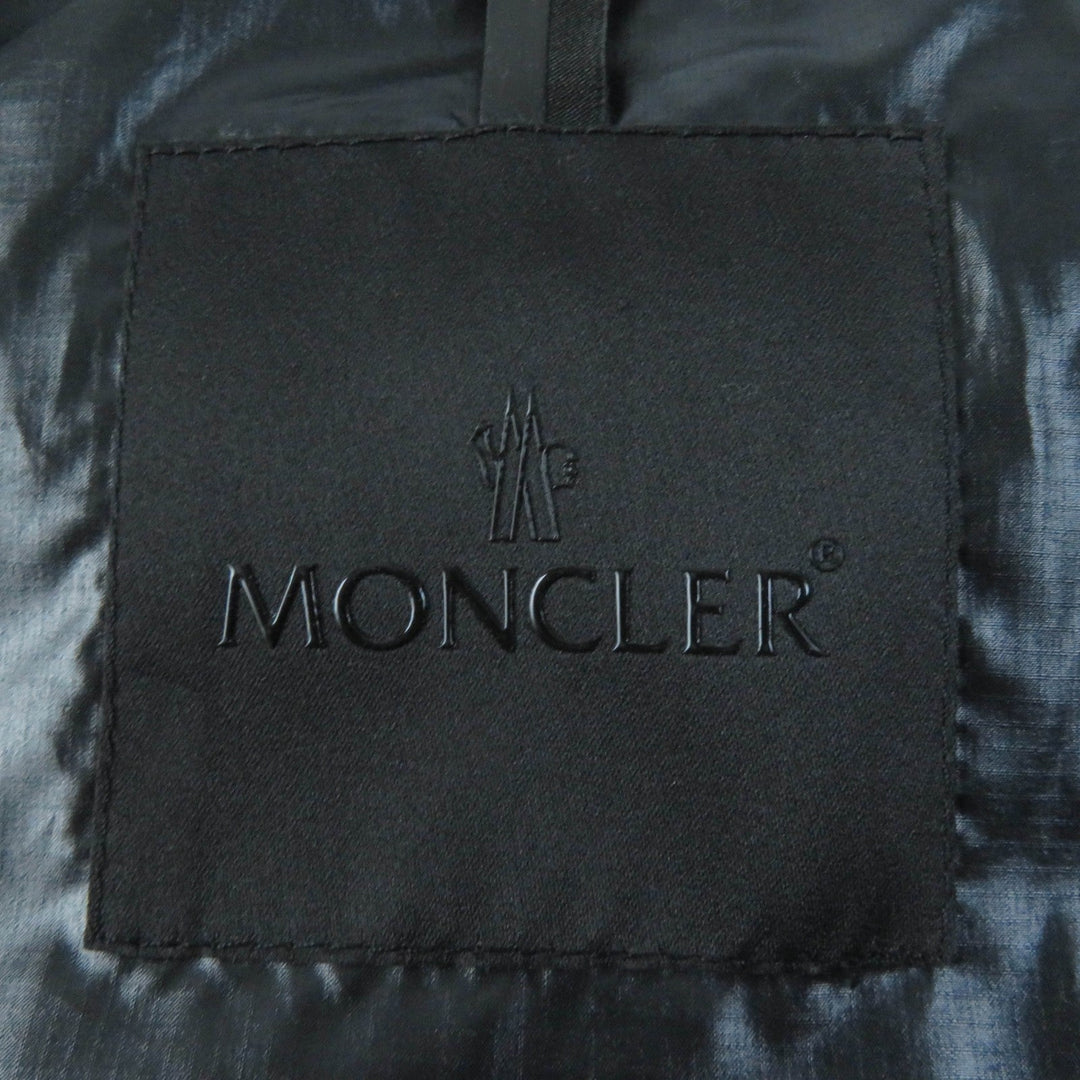 MONCLER Down jacket Main: 100% polyester, Lining: 100% polyester, Part: 100% polyester, Part: 52% nylon, Part: 30% polyester black SITTANG Women zero size Used Authentic