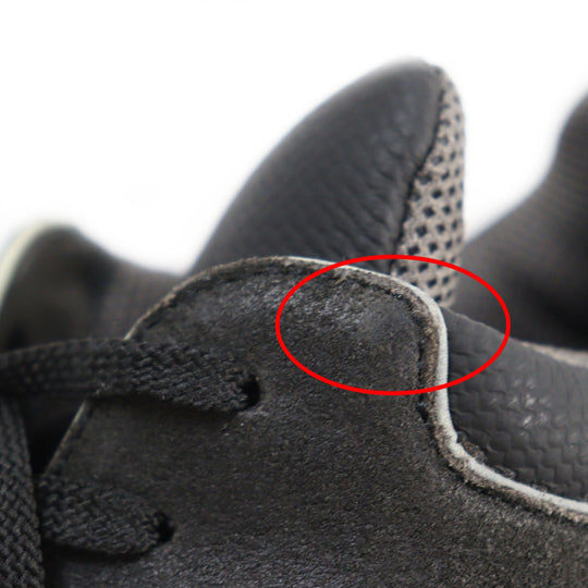 CHANEL Low cut sneakers G26583 Part: suede leather, Part: leather Black Grey mens 41 Used Authentic