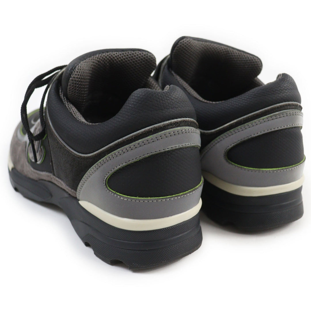 CHANEL Low cut sneakers G26583 Part: suede leather, Part: leather Black Grey mens 41 Used Authentic