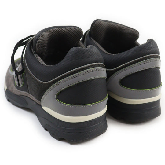 CHANEL Low cut sneakers G26583 Part: suede leather, Part: leather Black Grey mens 41 Used Authentic