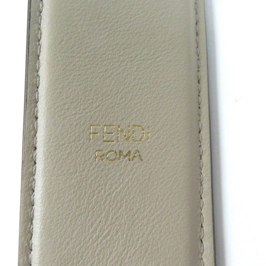 FENDI Shoulder strap Main: Leather beige Women Used Authentic