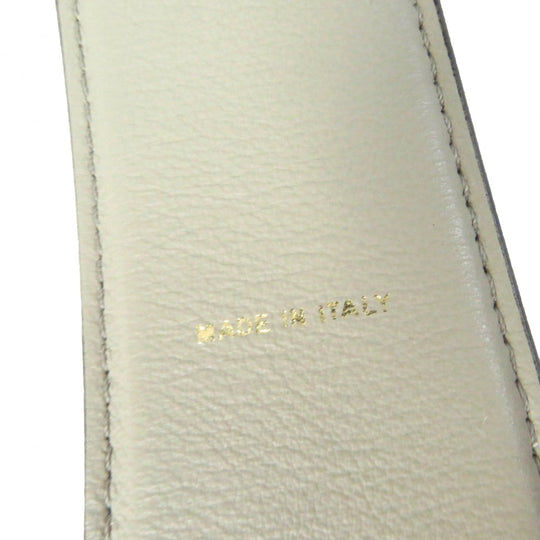FENDI Shoulder strap Main: Leather beige Women Used Authentic