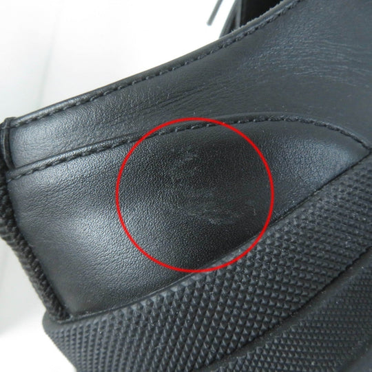 MONCLER Leather shoes Main: Leather black MON WALLABEE Women 37 Used Authentic