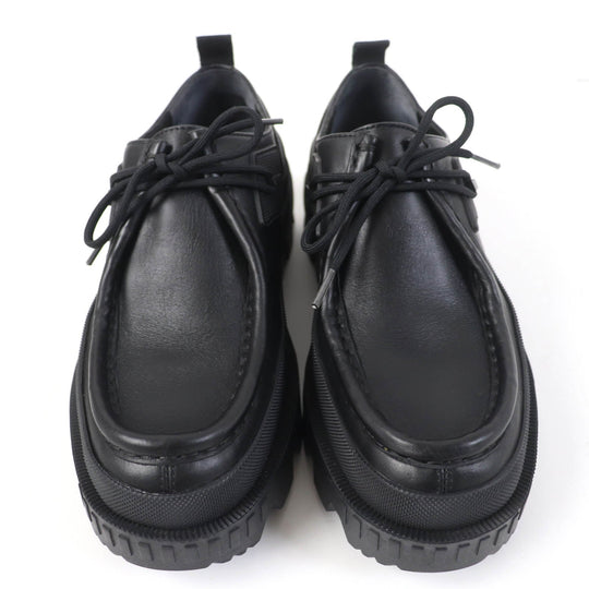 MONCLER Leather shoes Main: Leather black MON WALLABEE Women 37 Used Authentic