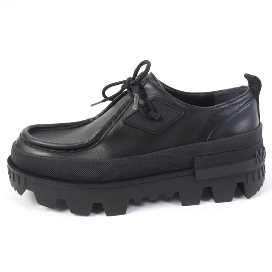 MONCLER Leather shoes Main: Leather black MON WALLABEE Women 37 Used Authentic