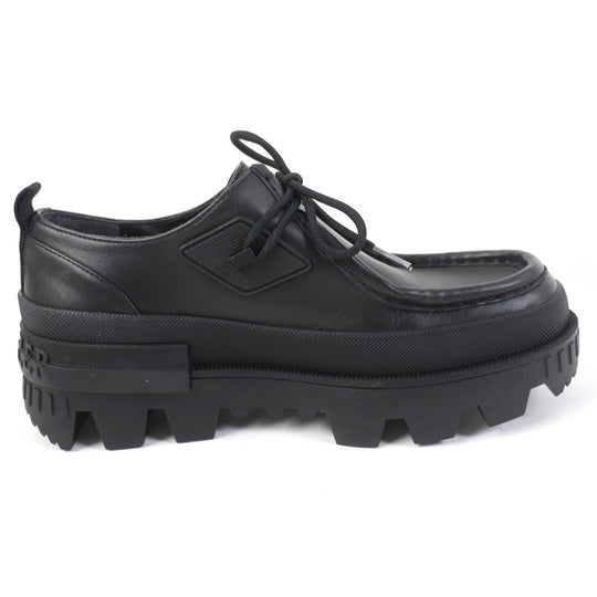 MONCLER Leather shoes Main: Leather black MON WALLABEE Women 37 Used Authentic