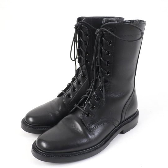 CELINE short boots RA01 Main: Leather black Women 36 Used Authentic