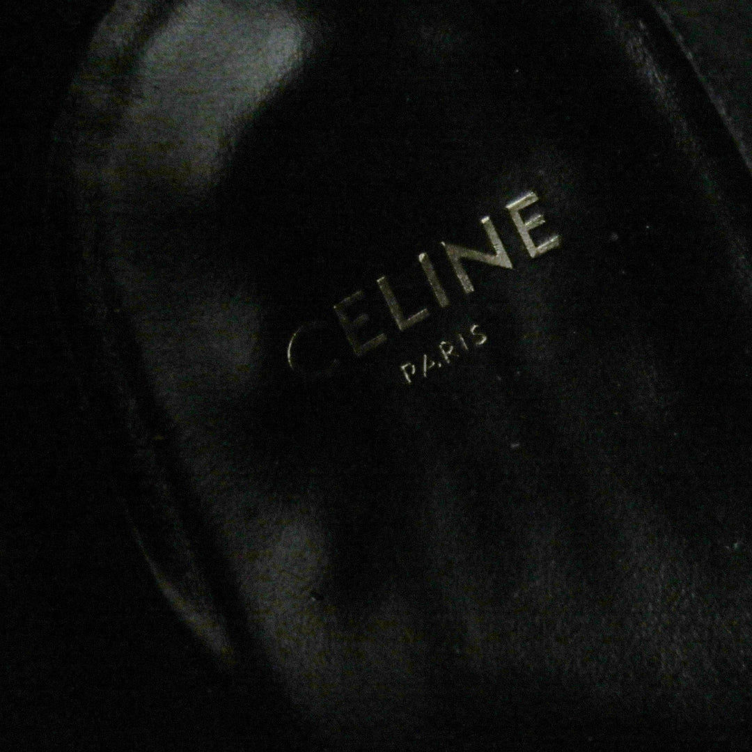 CELINE short boots RA01 Main: Leather black Women 36 Used Authentic