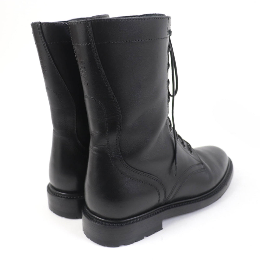 CELINE short boots RA01 Main: Leather black Women 36 Used Authentic