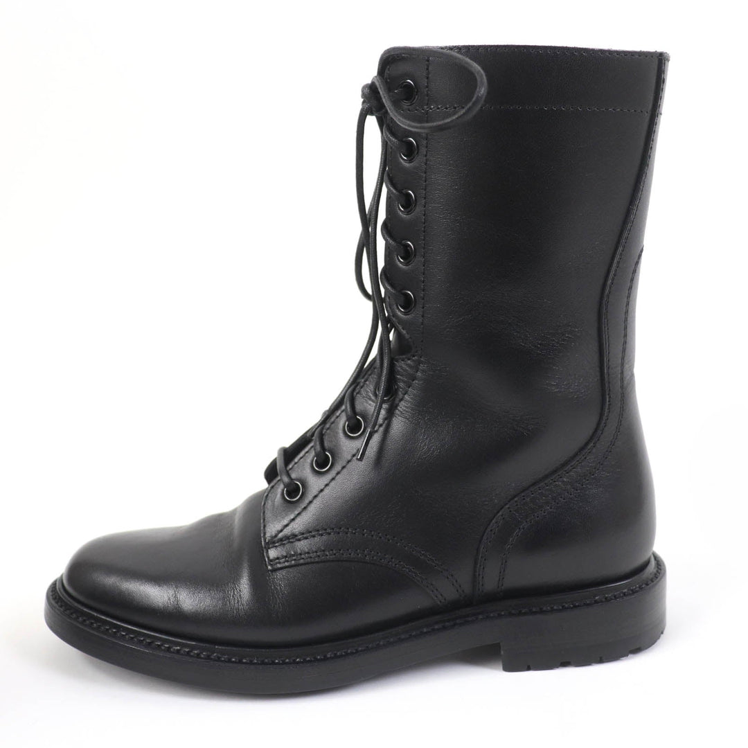 CELINE short boots RA01 Main: Leather black Women 36 Used Authentic