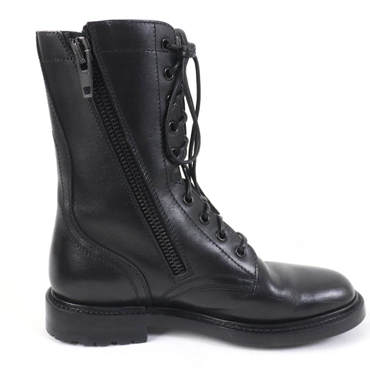 CELINE short boots RA01 Main: Leather black Women 36 Used Authentic