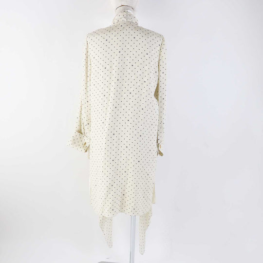 FENDI one piece Main: 100% silk, Lining: 100% silk Beige black Women 36 Used Authentic