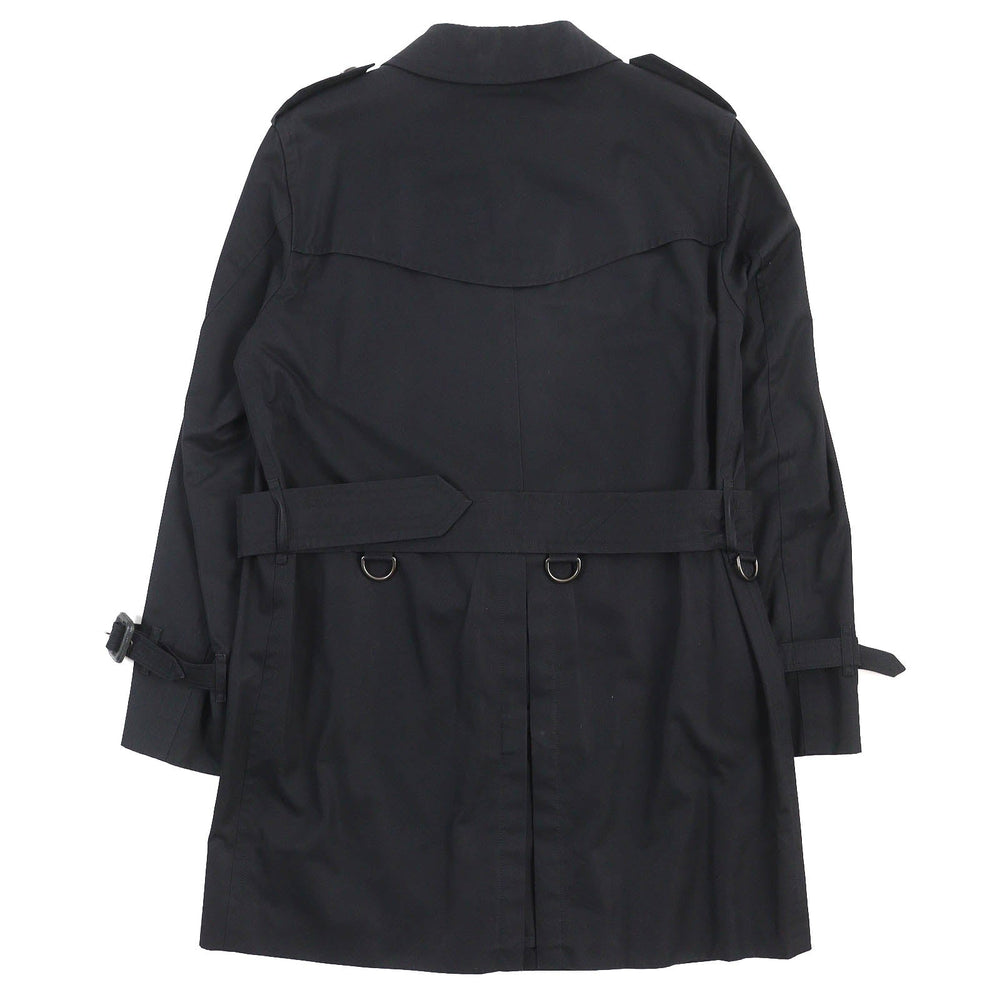 BURBERRY LONDON trench coat Main: 100% cotton, Lining: cotton, Sleeve lining: cupra, Sleeve lining: polyester, Part: cowhide black mens L Used Authentic