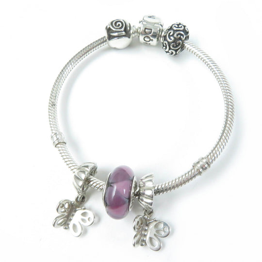PANDORA bracelet Main�FSV925 Silver Women Used Authentic