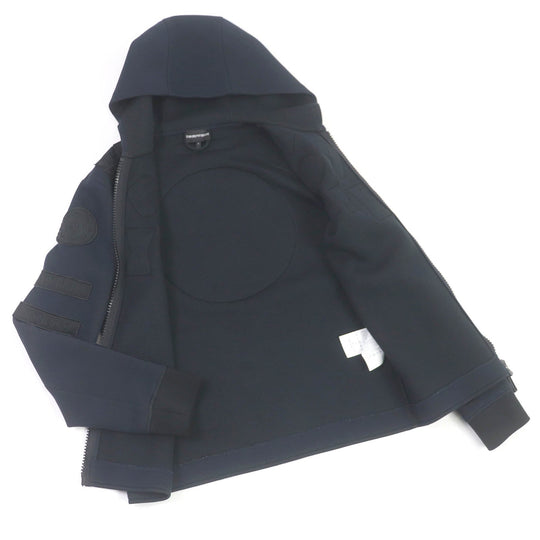 EMPORIO ARMANI Hoodie Main: 100% modal, part: 100% polyester Navy mens S Used Authentic