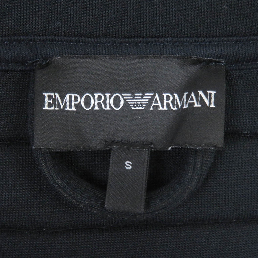 EMPORIO ARMANI Hoodie Main: 100% modal, part: 100% polyester Navy mens S Used Authentic