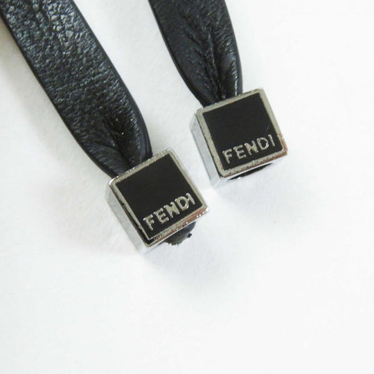FENDI Scarf FVG480 Main: Oligura, Part: Lamb leather, Lining: 100% silk, Part: 50% mohair, Part: 30% rayon Brown gray Women Used Authentic
