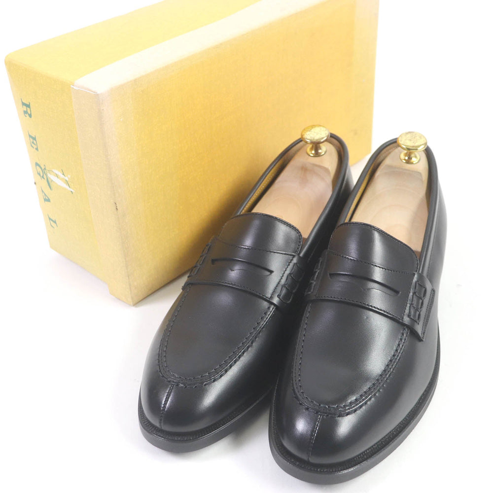 REGAL loafers JE02AH Main: Leather black mens 26 Used Authentic