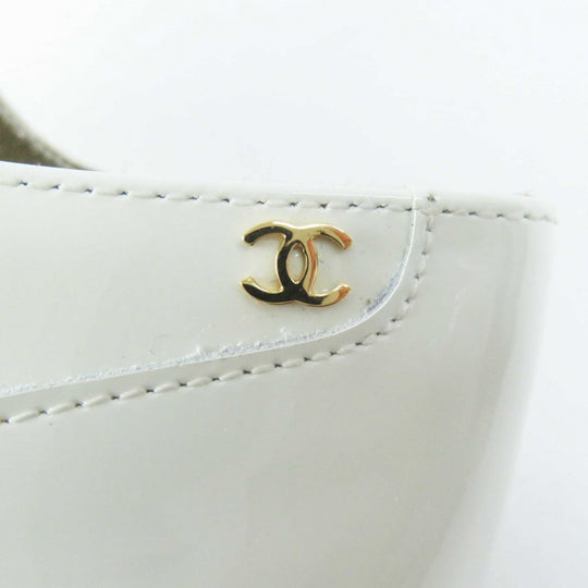 CHANEL Booties 17A G33057 Main: Patent leather white Women 36 Used Authentic