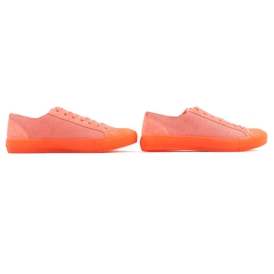 LOUIS VUITTON Low cut sneakers Main: Canvas, Part: Suede leather, Part: Rubber Orange Tattoo line mens 7 Used Authentic