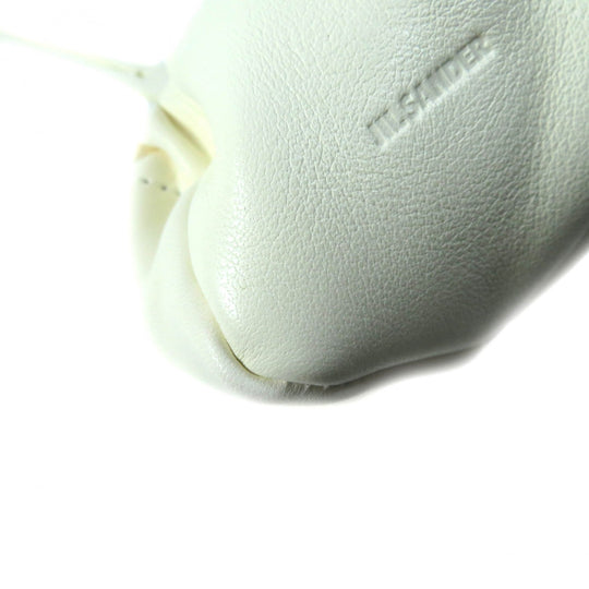 JIL SANDER Pouch J08WD0031 P4845 Main: Leather EGGSHELL RIPPLE POUCH Pouch Ripple Women Used Authentic
