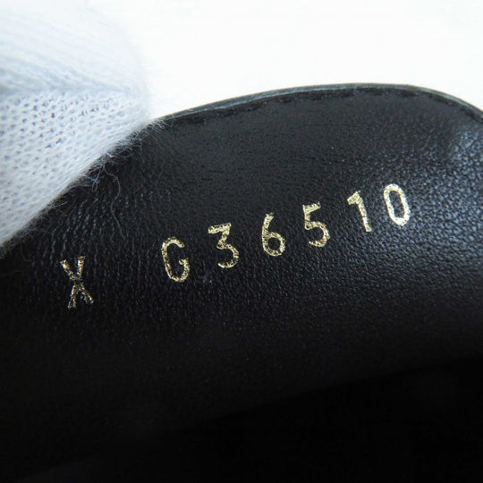 CHANEL Mule 20B G36510 Main: Leather black Women 37 1/2 C Used Authentic