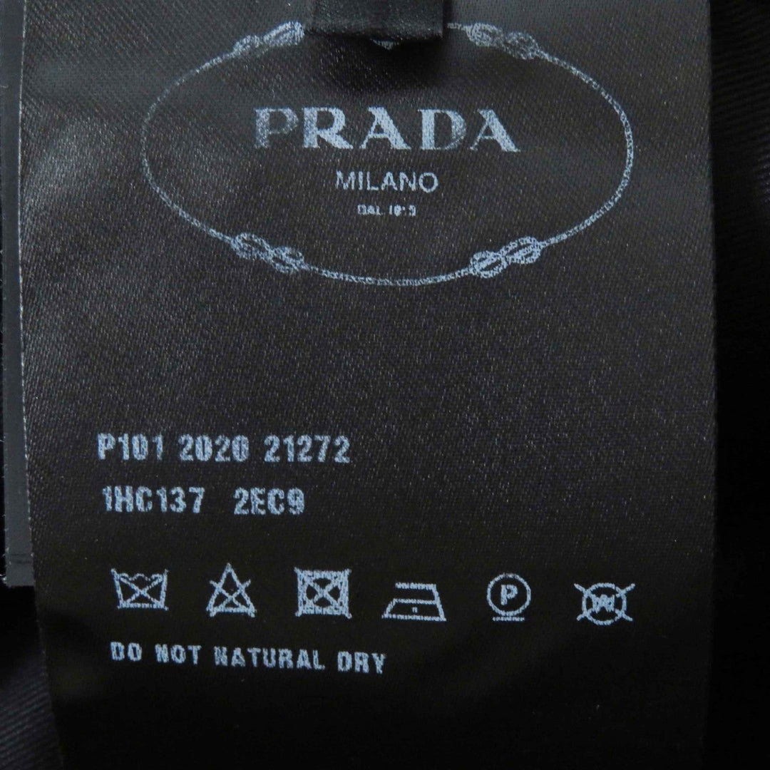 PRADA hat 1HC137 Main: Mouton, Lining: 100% Silk Ivory Women M Used Authentic