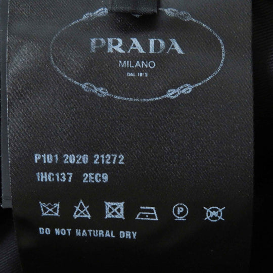 PRADA hat 1HC137 Main: Mouton, Lining: 100% Silk Ivory Women M Used Authentic