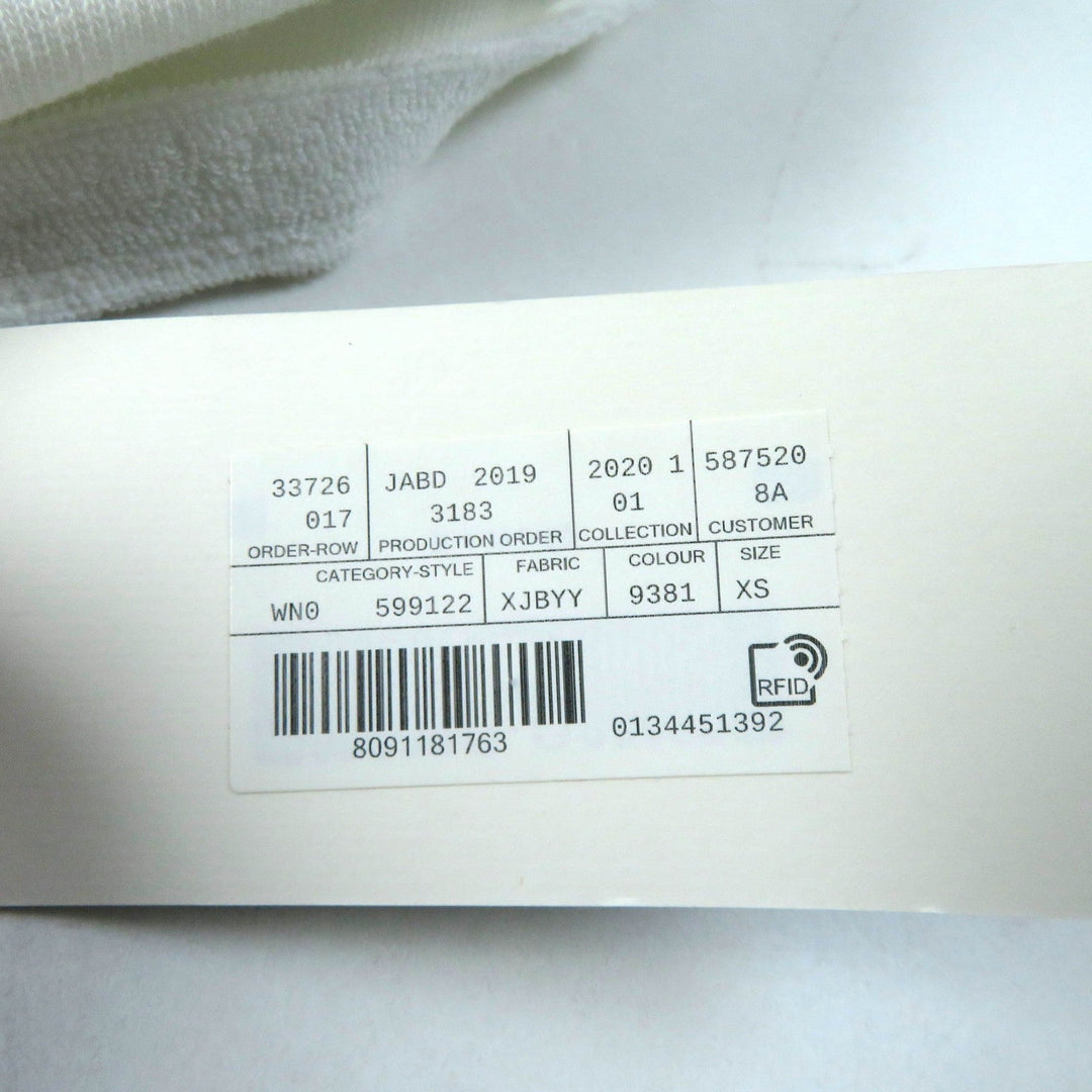 GUCCI Short sleeve polo shirt 599122 Main: 100% cotton, Part: 84% cotton, Part: 16% polyester, Part: 100% polyester white Women XS Used Authentic