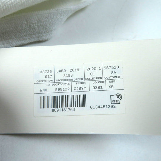 GUCCI Short sleeve polo shirt 599122 Main: 100% cotton, Part: 84% cotton, Part: 16% polyester, Part: 100% polyester white Women XS Used Authentic