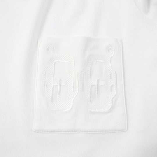HERMES Short sleeve T-shirt Main: 100% cotton white Women 38 Used Authentic