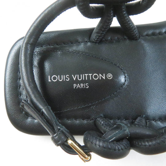 LOUIS VUITTON Sandals Main: Leather black Women 35 1/2 Used Authentic