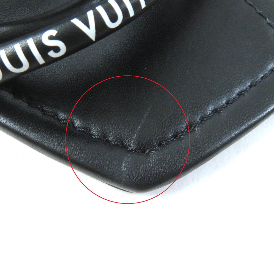 LOUIS VUITTON Sandals Main: Leather black Women 35 1/2 Used Authentic