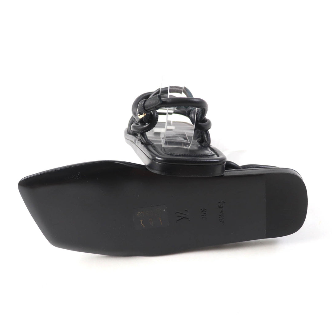 LOUIS VUITTON Sandals Main: Leather black Women 35 1/2 Used Authentic