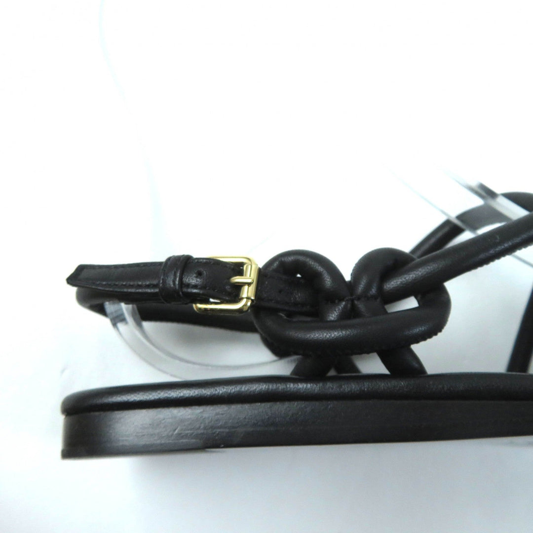 LOUIS VUITTON Sandals Main: Leather black Women 35 1/2 Used Authentic
