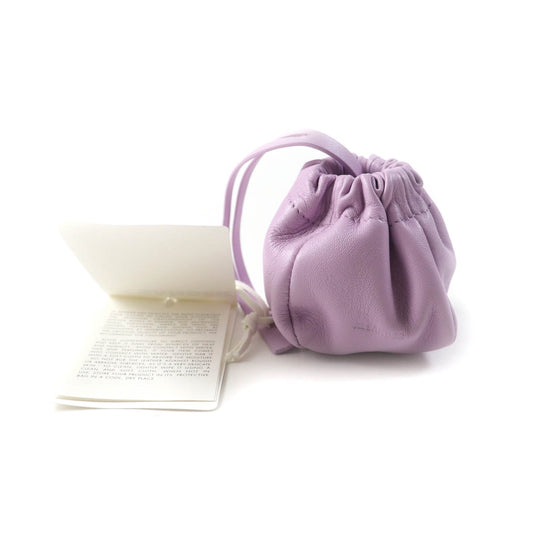 JIL SANDER Pouch J08WD0031 P5388 Main: Leather LAVANDER RIPPLE POUCH Pouch Ripple Women Used Authentic