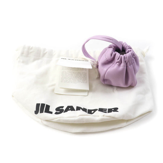 JIL SANDER Pouch J08WD0031 P5388 Main: Leather LAVANDER RIPPLE POUCH Pouch Ripple Women Used Authentic