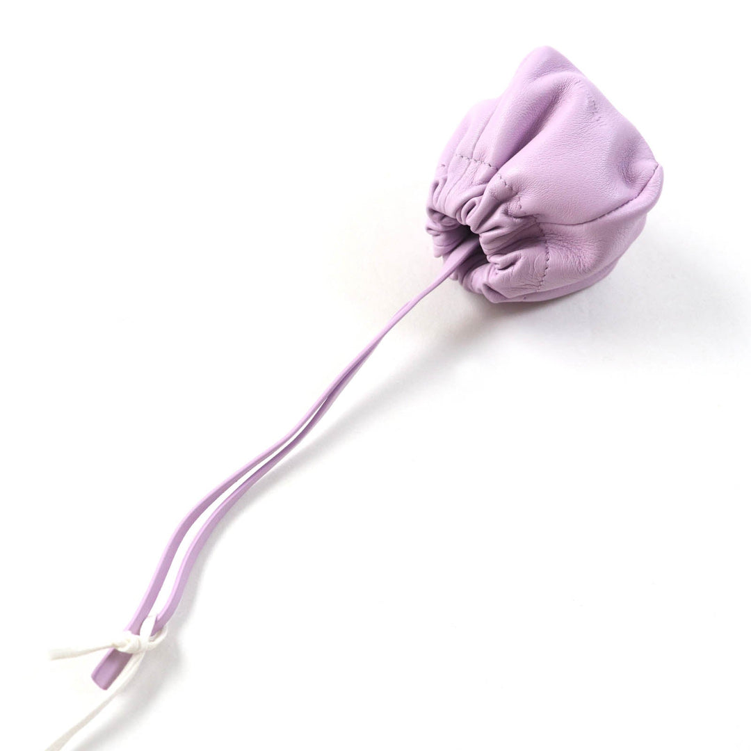JIL SANDER Pouch J08WD0031 P5388 Main: Leather LAVANDER RIPPLE POUCH Pouch Ripple Women Used Authentic
