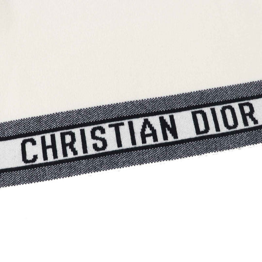 Christian Dior knit 014S55AM042 Main: 98% cashmere, Main: 1% nylon, Main: 1% polyurethane Ivory black Women 38 Used Authentic