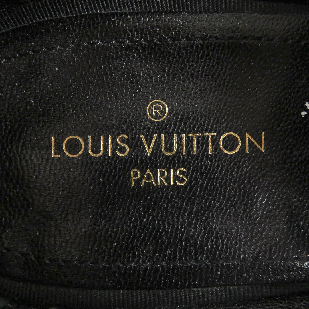LOUIS VUITTON loafers Main: Velvet black Auteuil line mens 6 Used Authentic