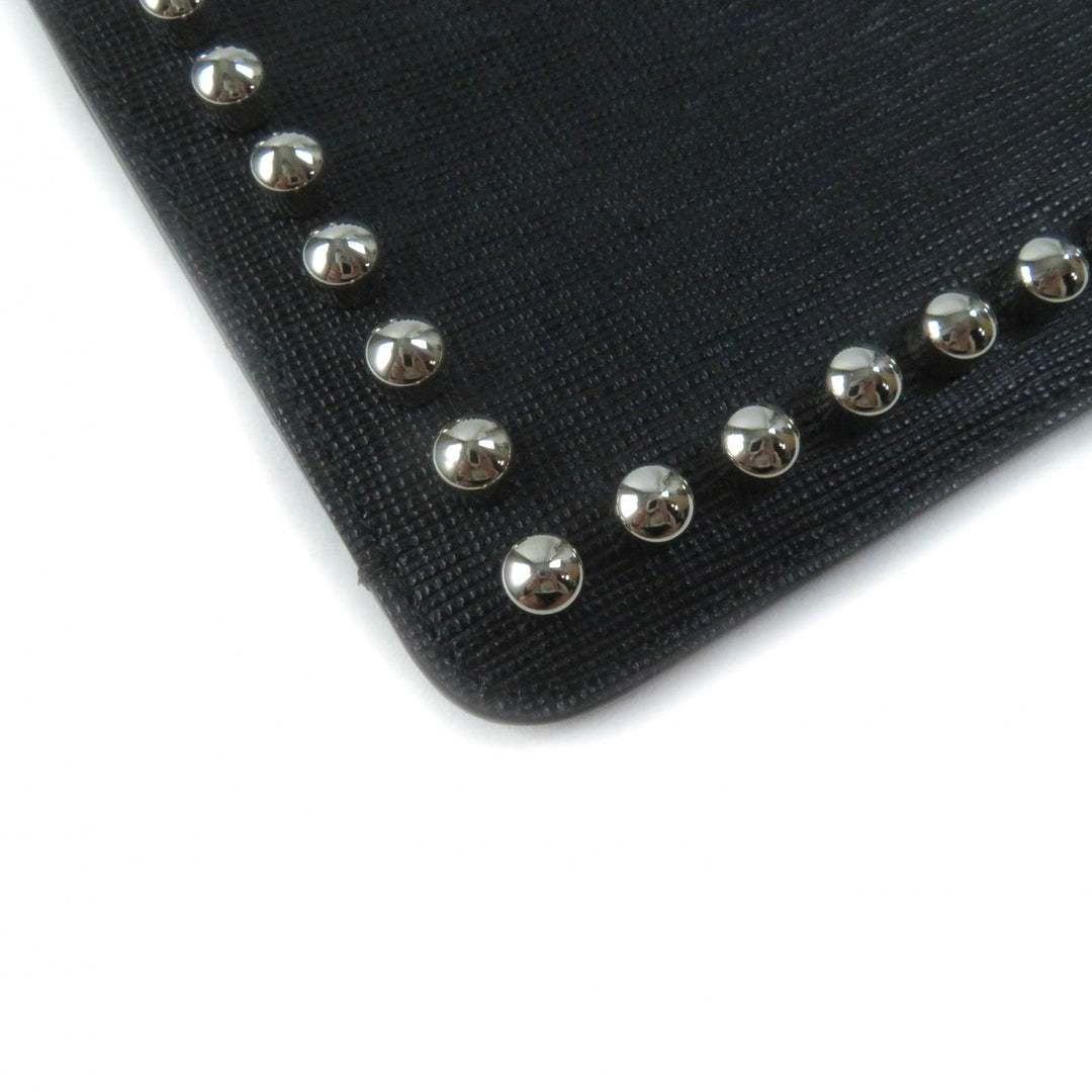 FENDI Pouch 8M0341 Main: Leather black Karito Women Used Authentic