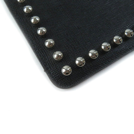 FENDI Pouch 8M0341 Main: Leather black Karito Women Used Authentic