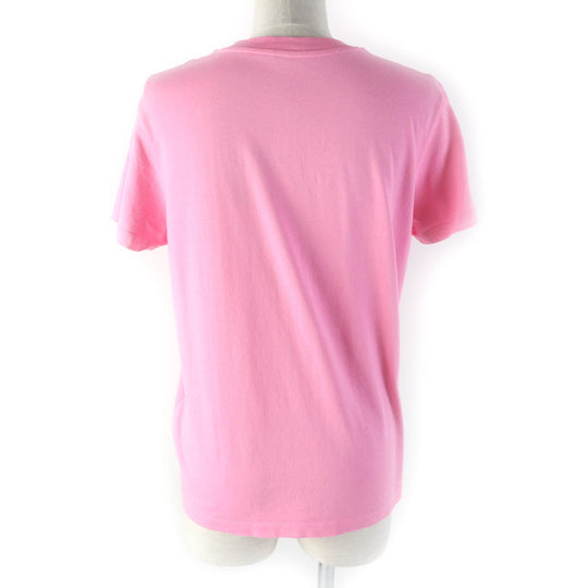 MONCLER Short sleeve T-shirt Main: 100% cotton, Part: 100% cotton pink Women XS Used Authentic