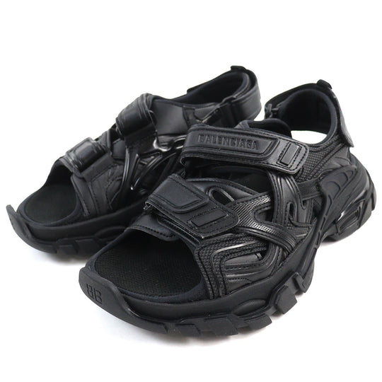 BALENCIAGA Sandals 617543 Upper, fabric, rubber black TRACK Women 37 Used Authentic